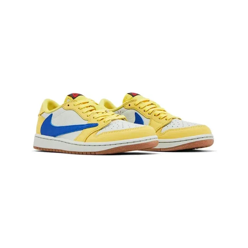 Nikee air jordan retro low x travis scott canary