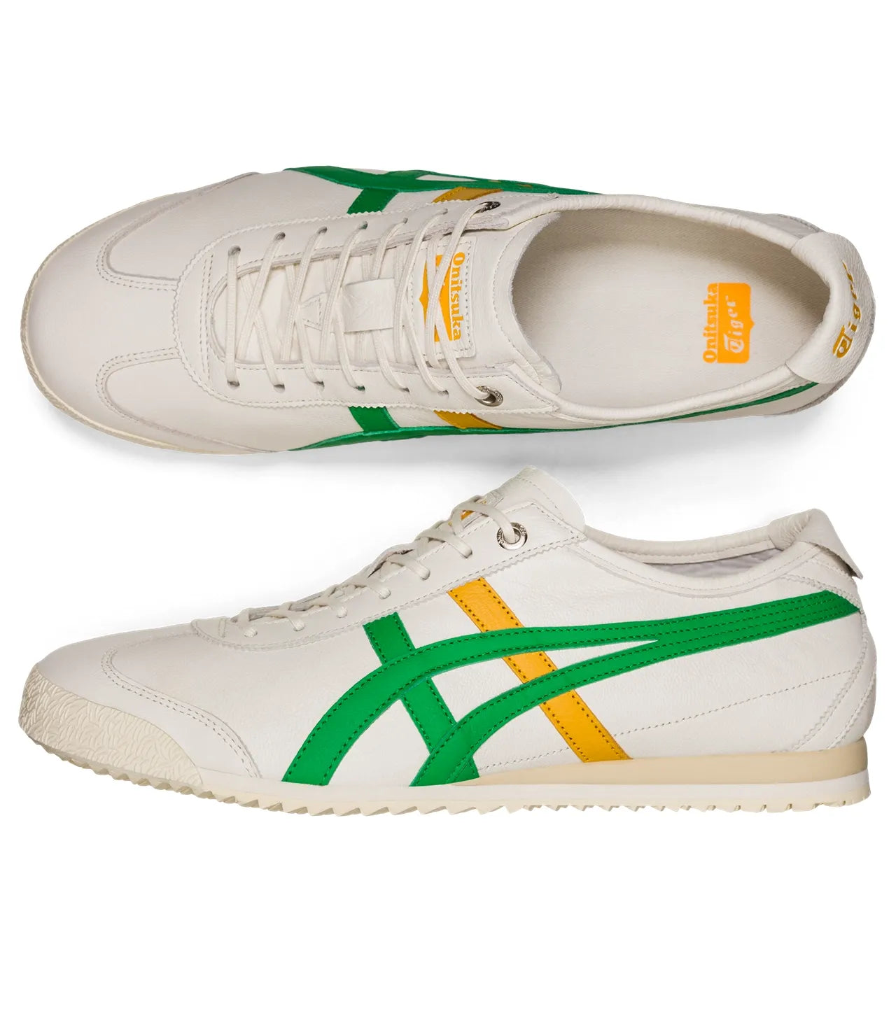 Onitsukaa Tiger Mexico 66 Cream Green Orange 1003