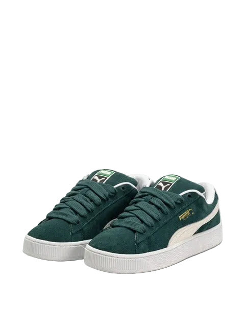 Pum.a suede xl hairy green white 217