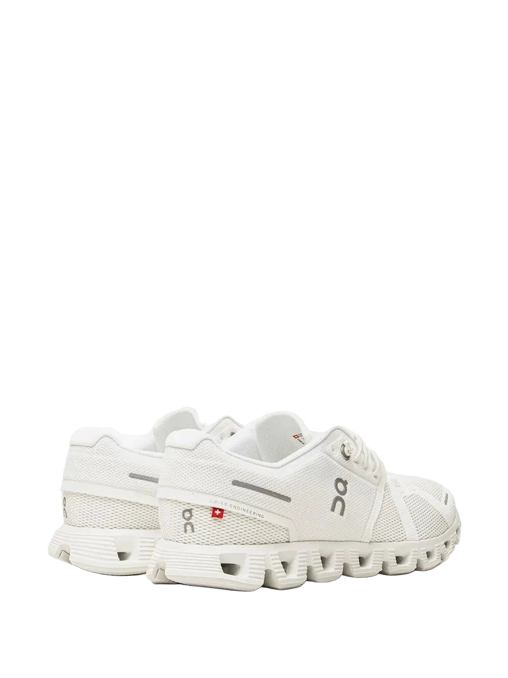 On Cloud Running 5 All White Shoes