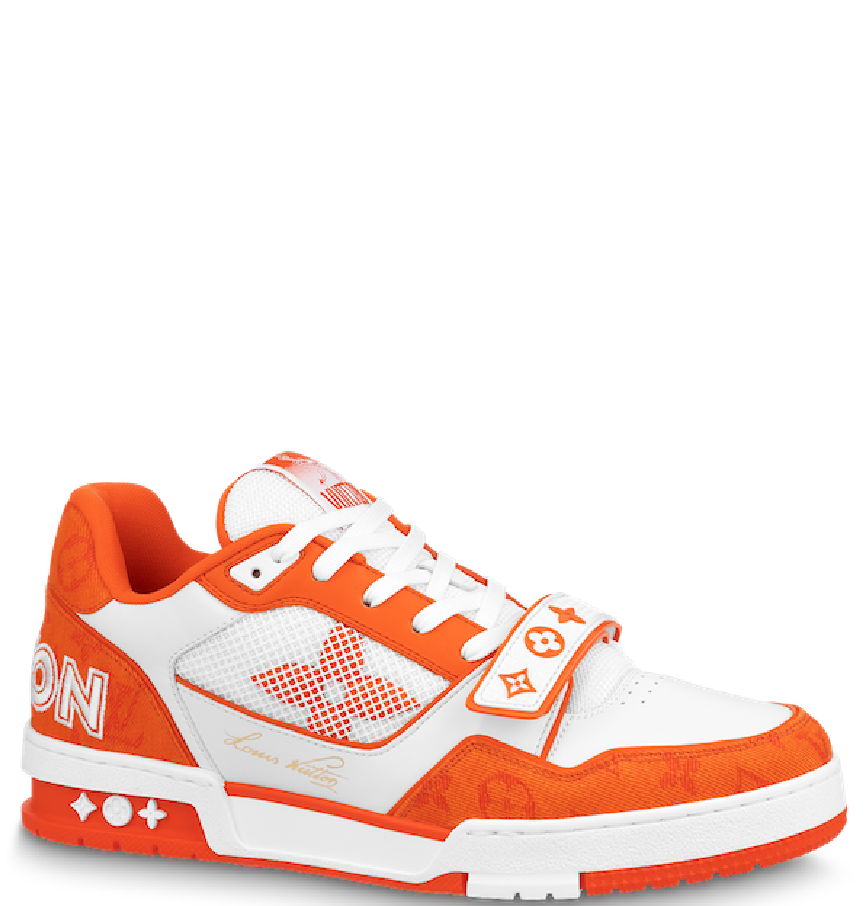 louiss Vuittonn LV Trainer Stripe Orange fix