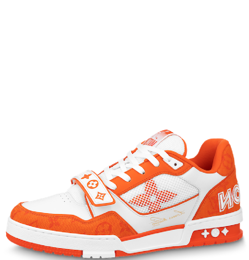 louiss Vuittonn LV Trainer Stripe Orange fix