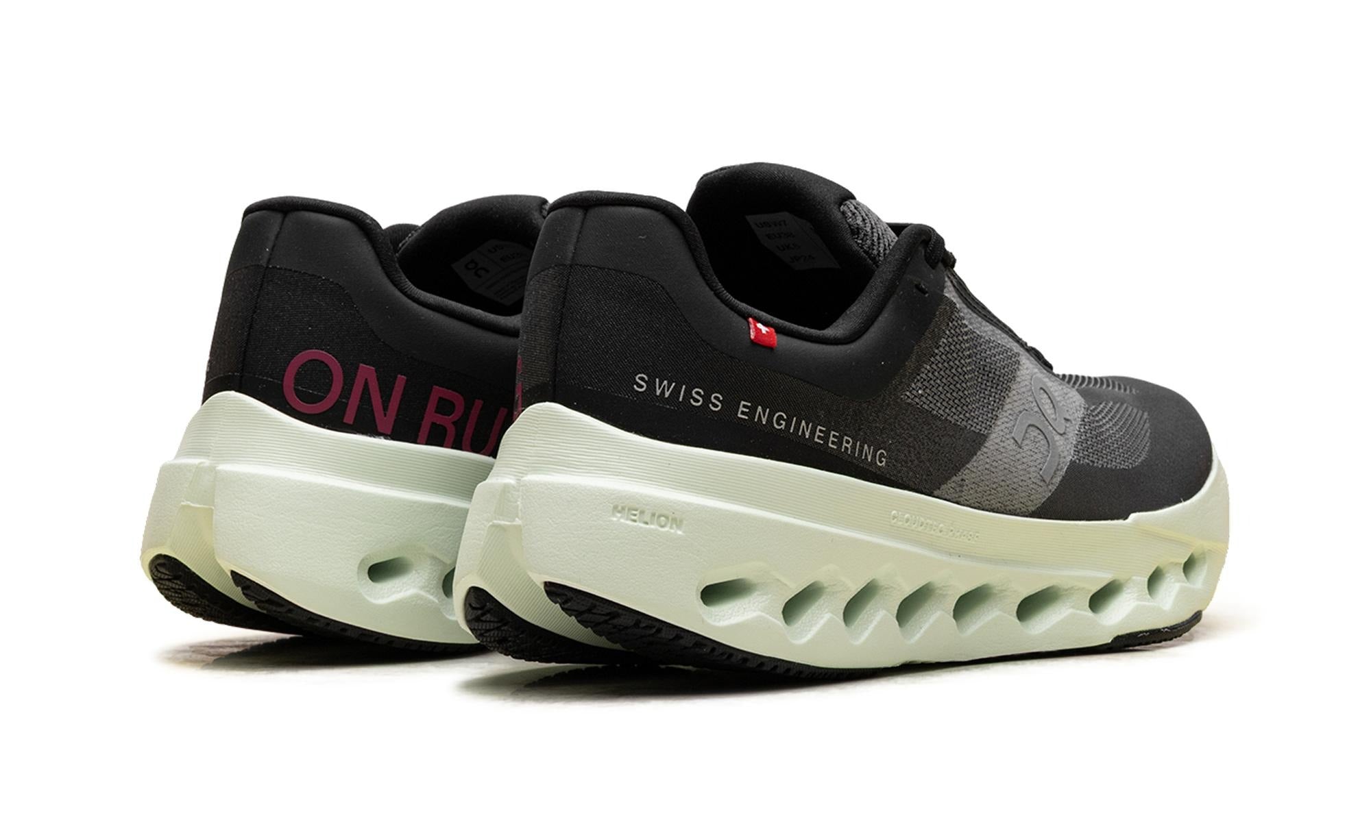 ON Cloudsurfer black lime green
