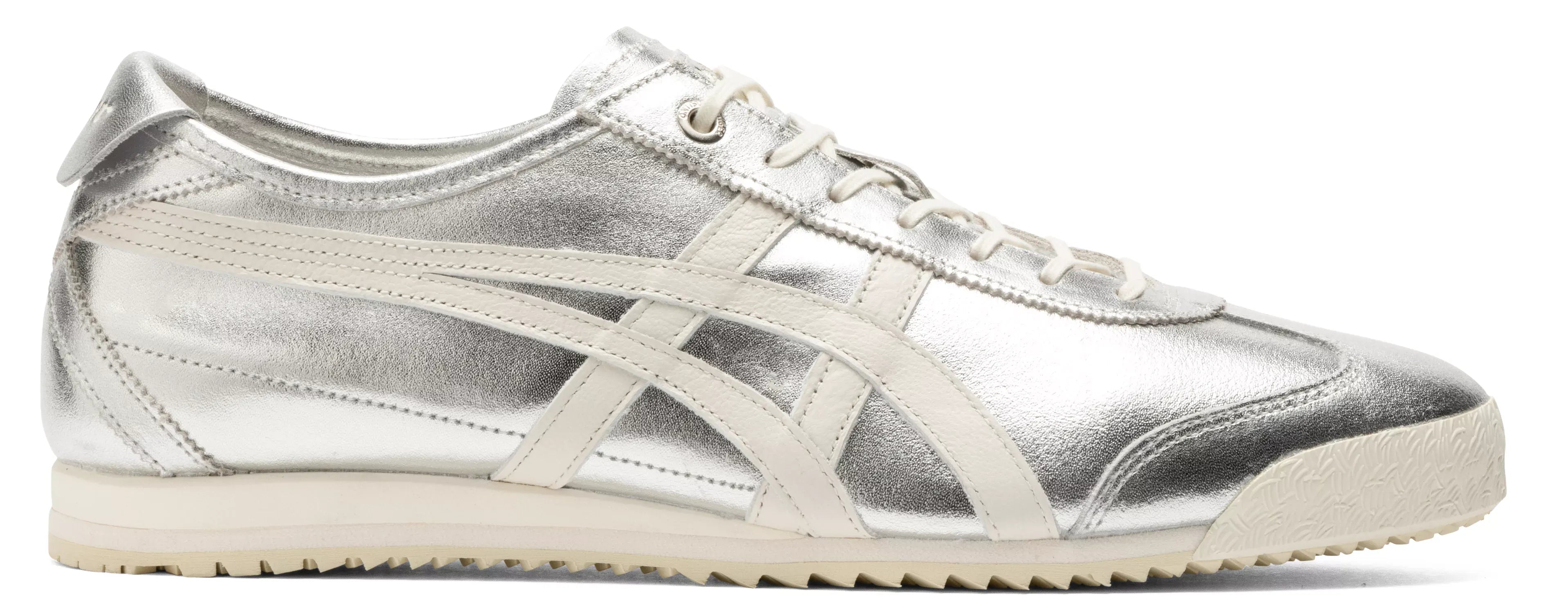 Onitsukkaa Tiger MEXICO 66 SILVER OFFf WHITE for her fix
