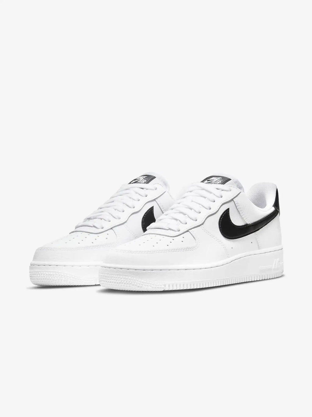 Nikee Airforce 1 Low White Black Swoosh