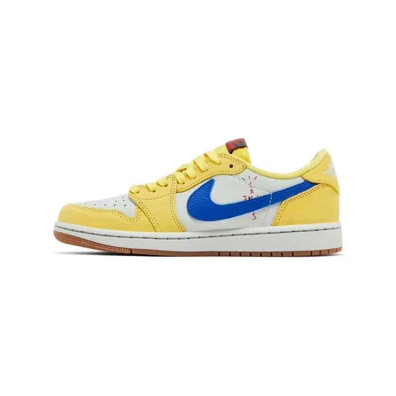 Nikee air jordan retro low x travis scott canary