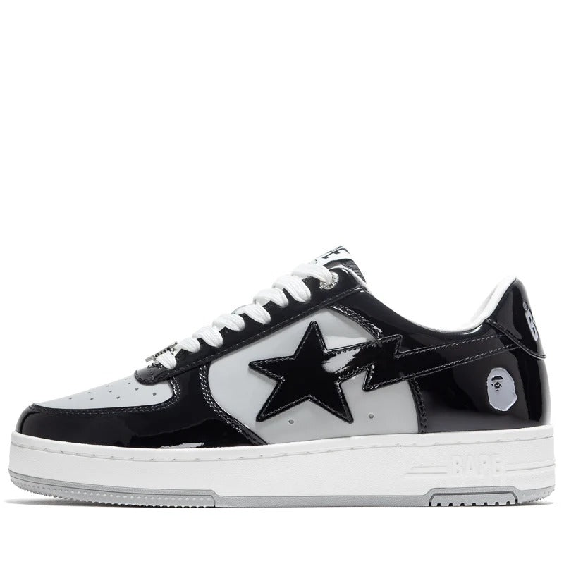 A Bathing Ape Bape Sta Low Grey Black