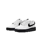 Nikee AirForce 1 Low WHITE BLACK SOLE