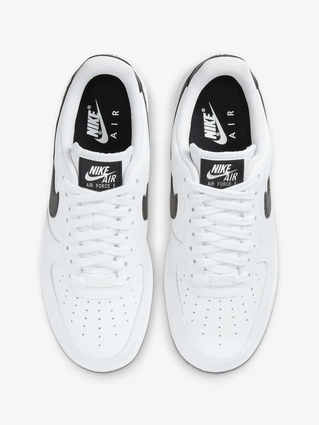 Nikee Airforce 1 Low White Black Swoosh
