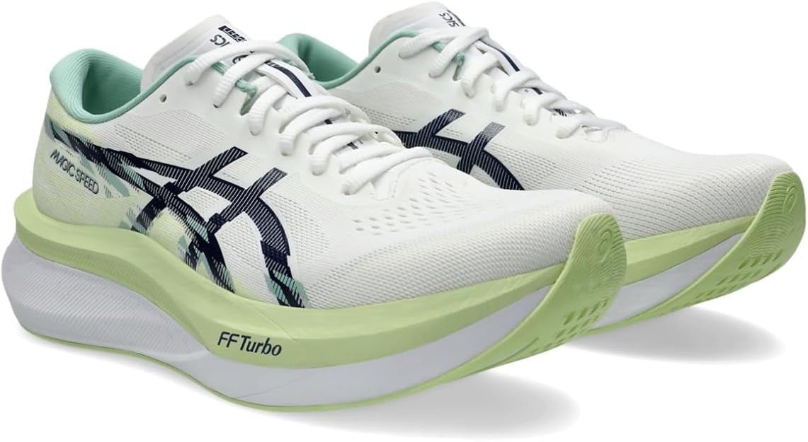 Asicss. magic speed 4 white blue expanse