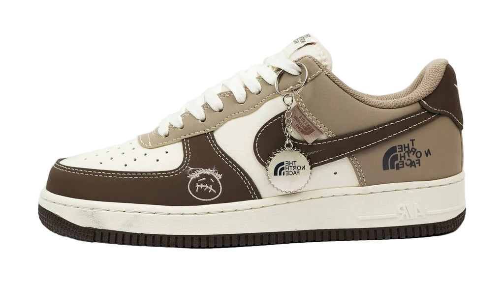 Nikee Airforce 1 Thee North Face Mocha 445