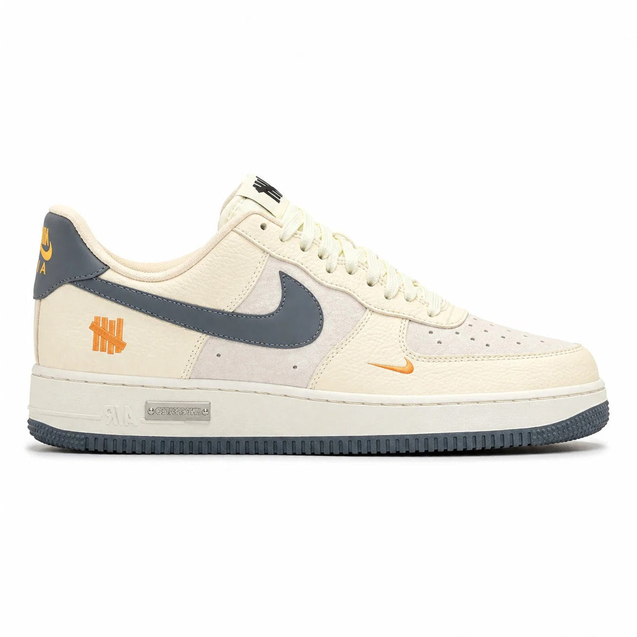 Nikee Airforce 1 Low X Undefeated Custom Beige 1209