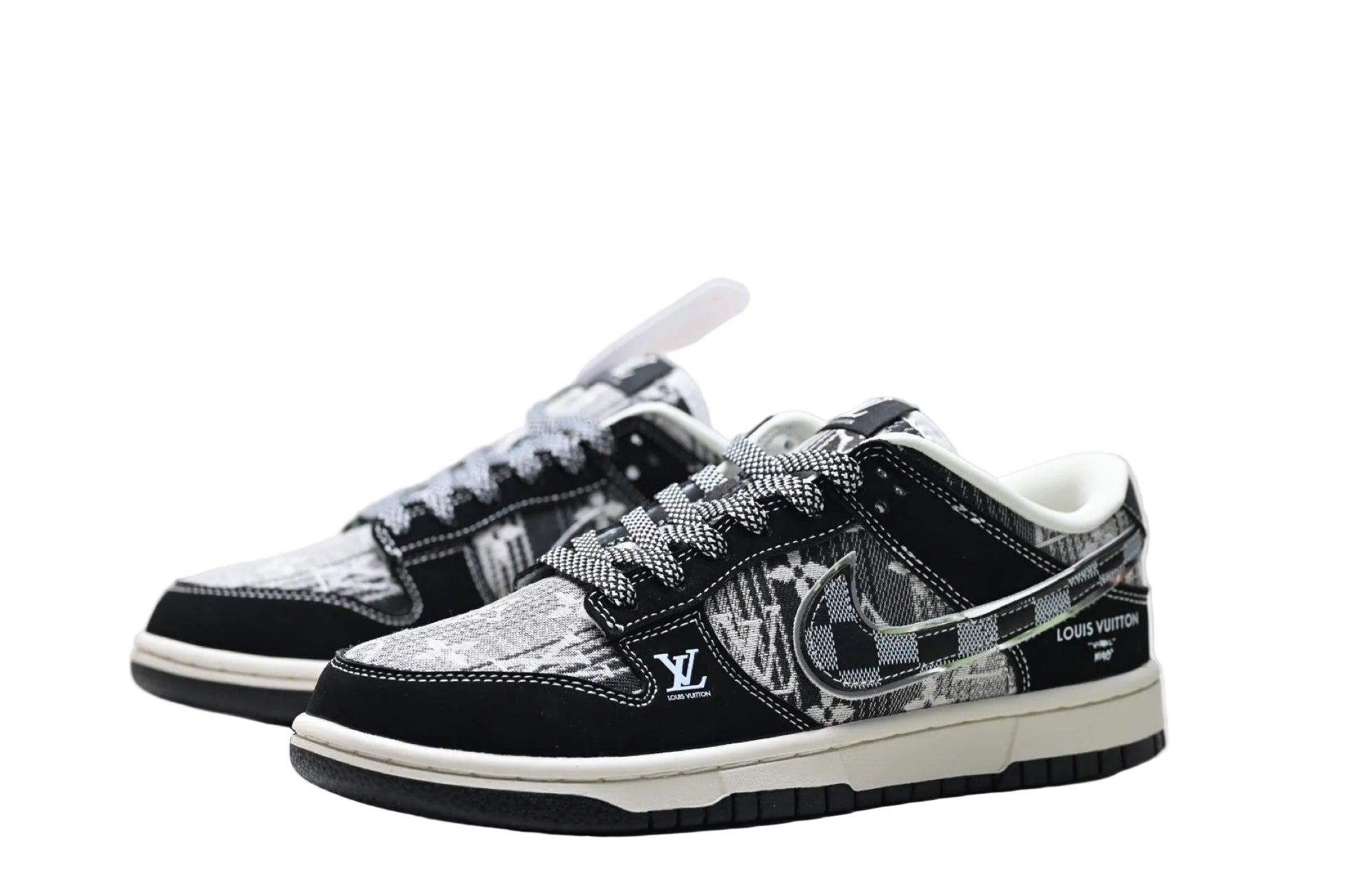 Air jordan 1 low X louiss vittonn black monogram 379