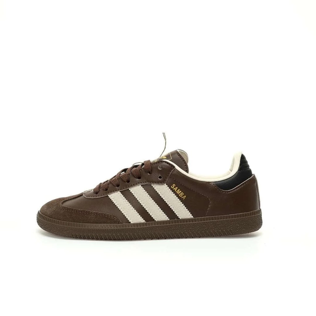 Adidass Samba Og Dark Brown Beige Gum