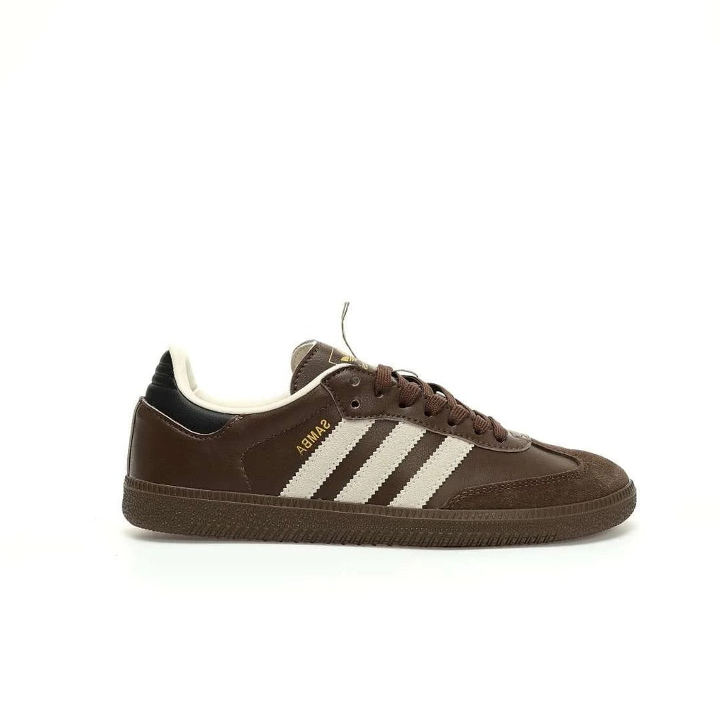 Adidass Samba Og Dark Brown Beige Gum