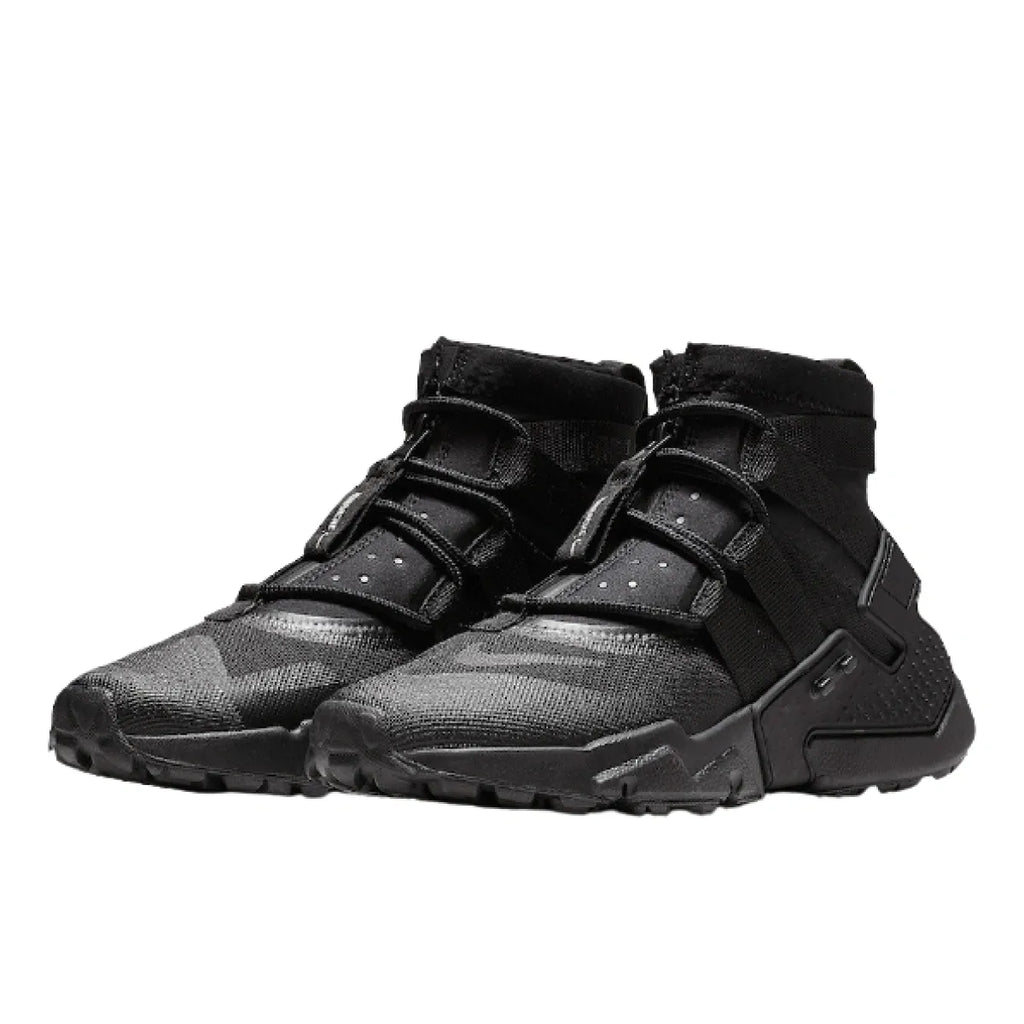 nikee Huarache Gripp GS Triple Black