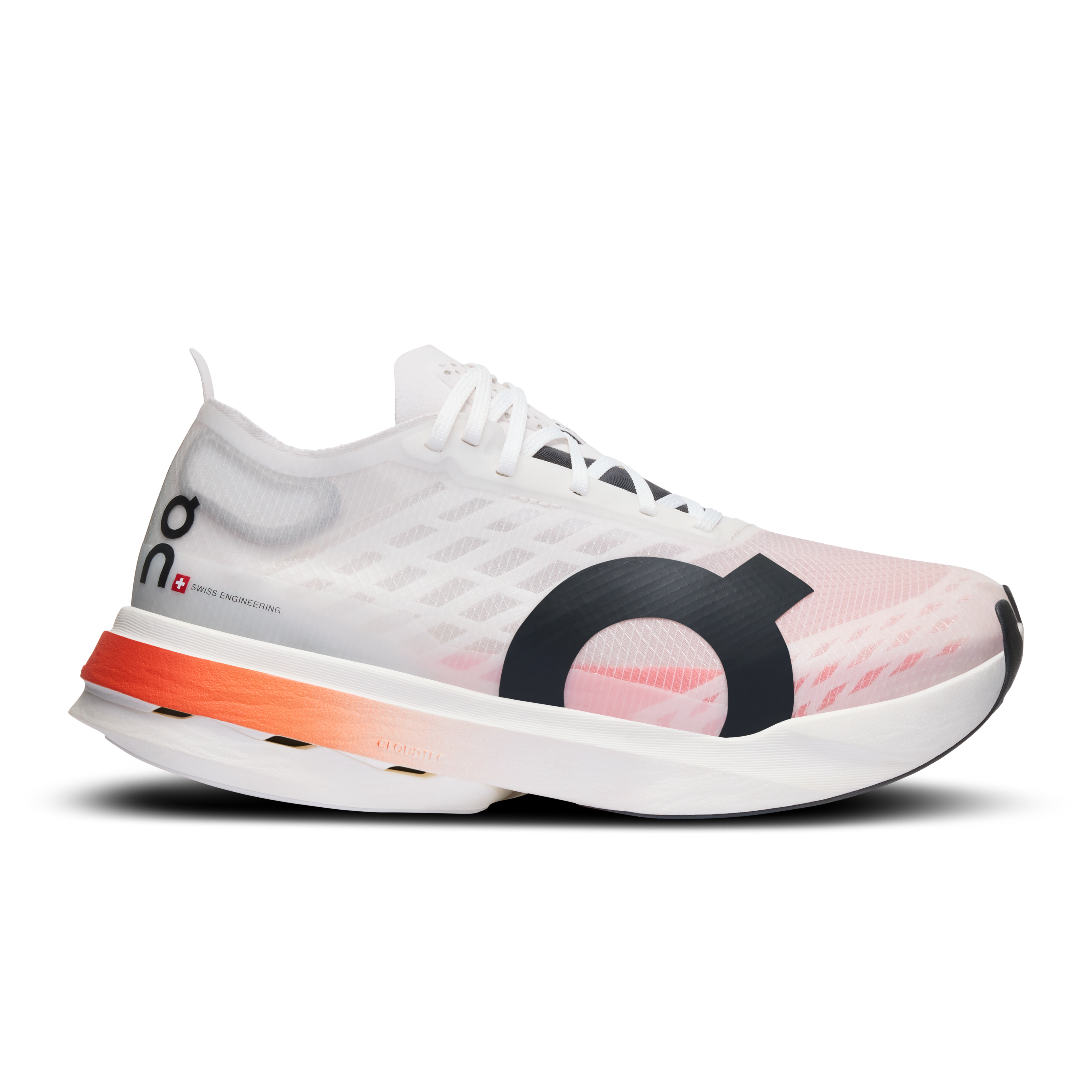 ON RUNNING CLOUD BOOM WHITE with cloud extra insole