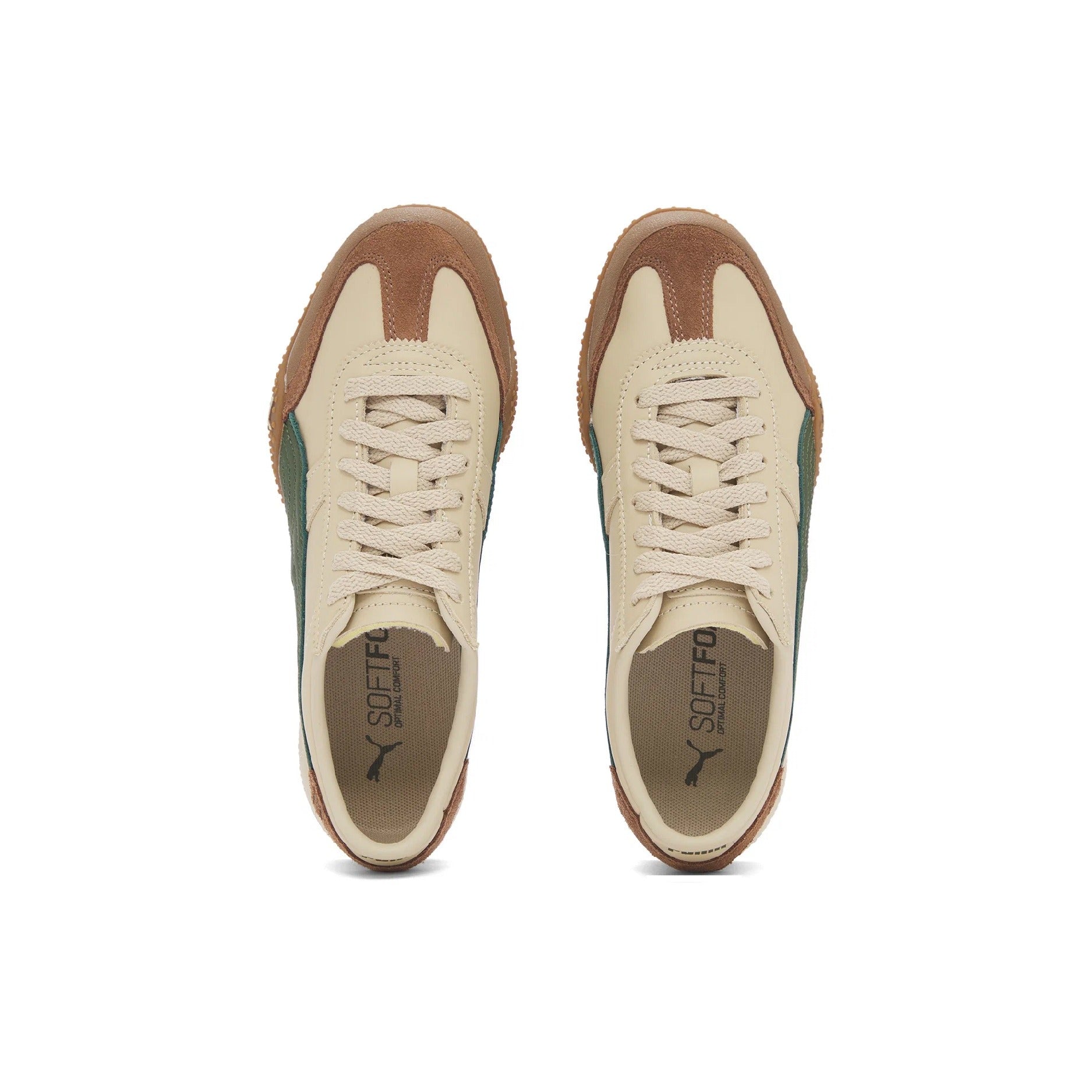 pumaa. Bella UT Leather Beige Green Gum