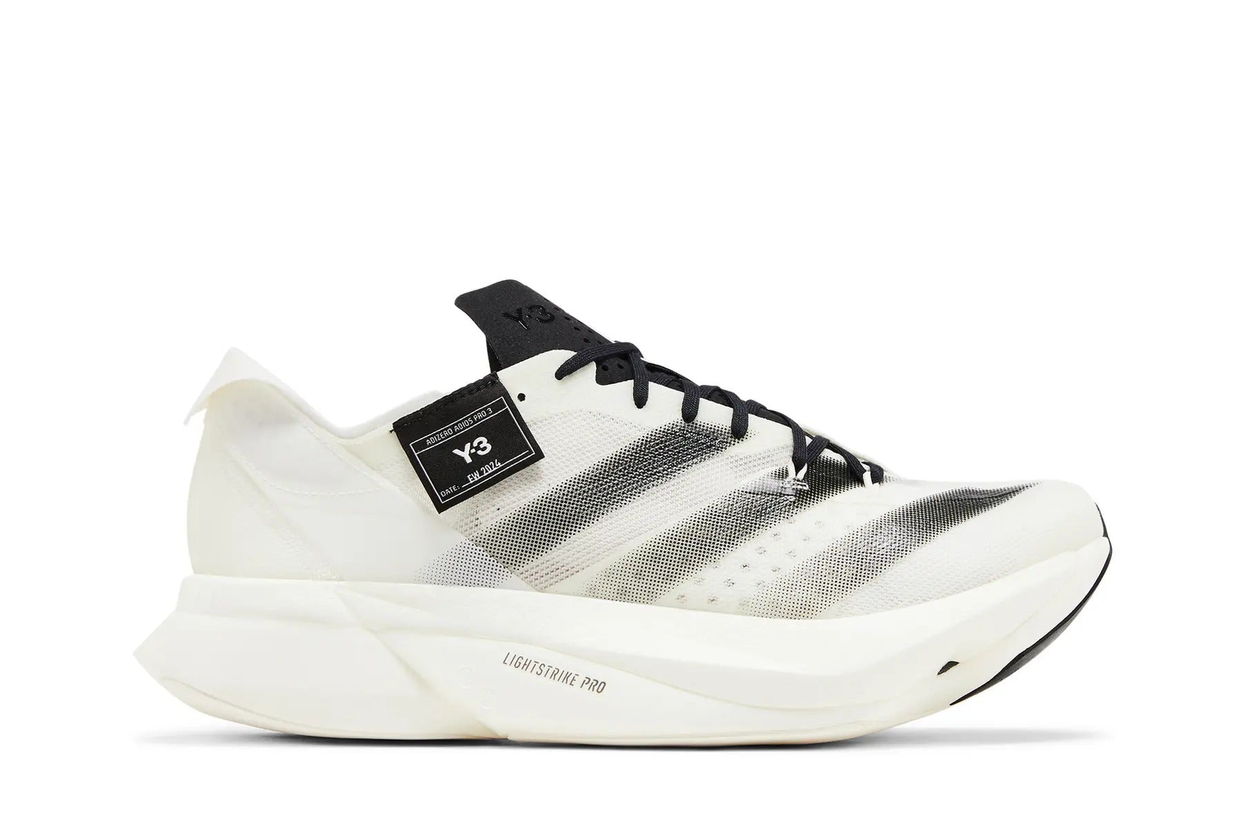 Y3 x Adidaass Adizero Adios Pro 3 White