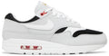 Nikee Airmax 1 Platinum White Black Red 2299