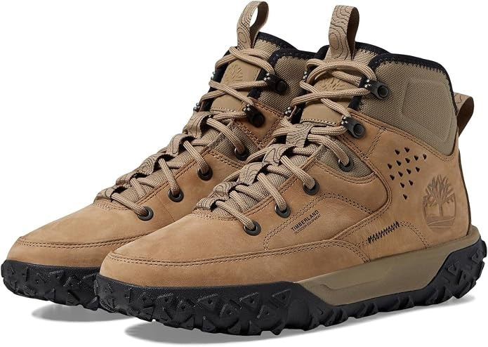 TimberlandGREENSTRIDE MOTION 6 MID - Lace-up ankle boots - medium beige