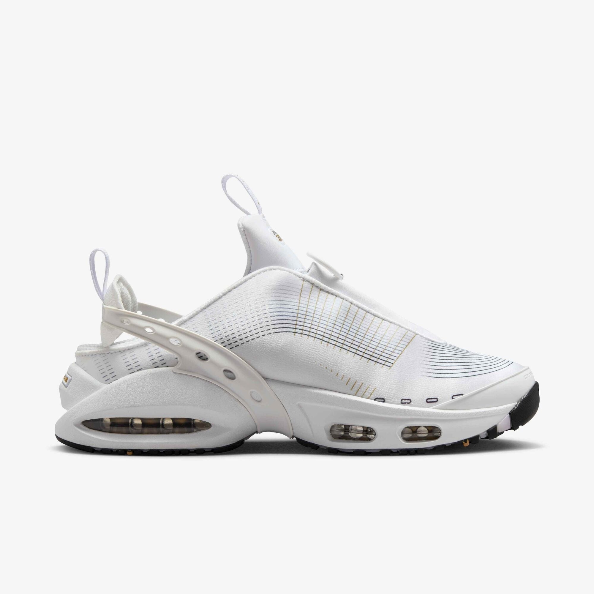 Nikee Airmax Craze White Metallic Gold 5018
