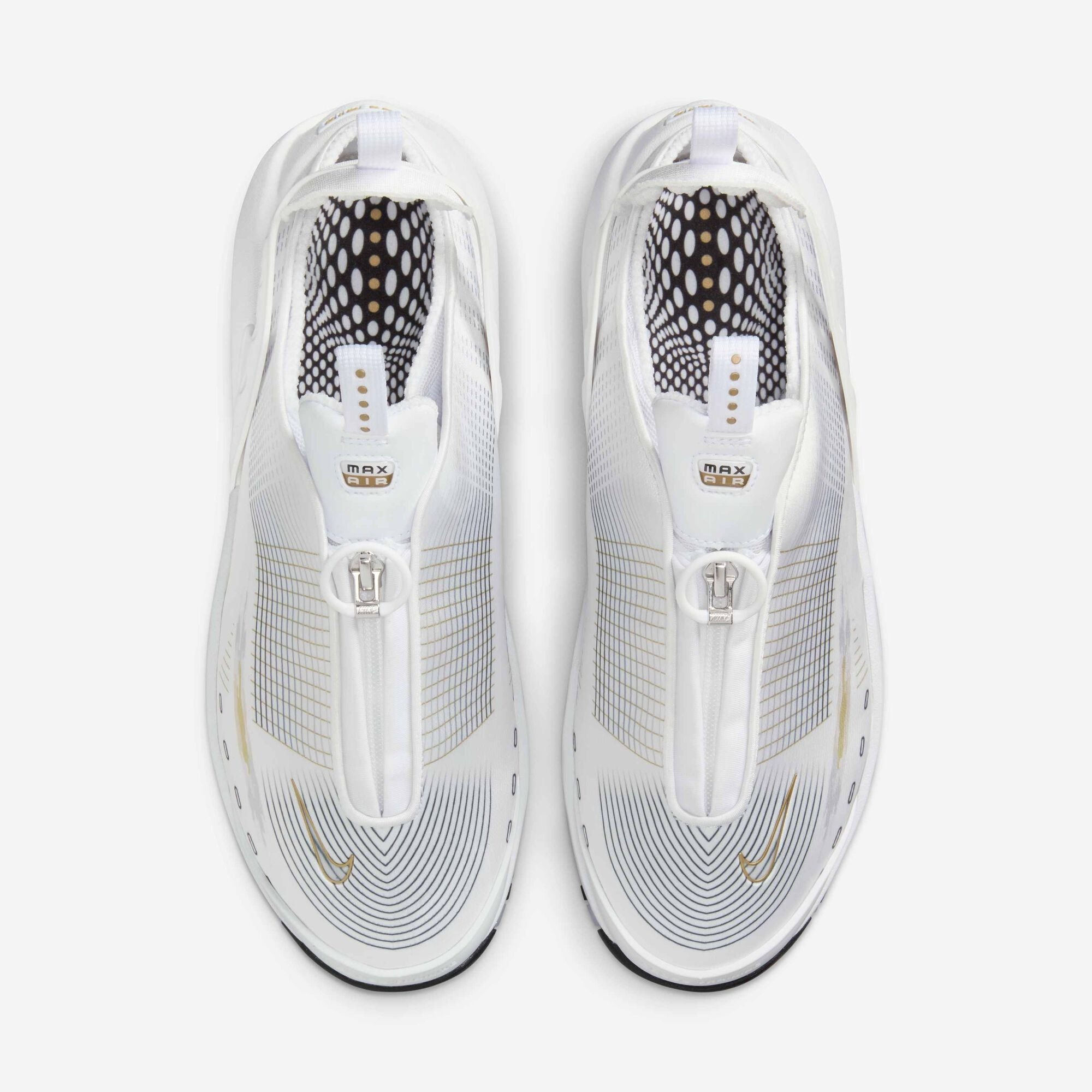Nikee Airmax Craze White Metallic Gold 5018