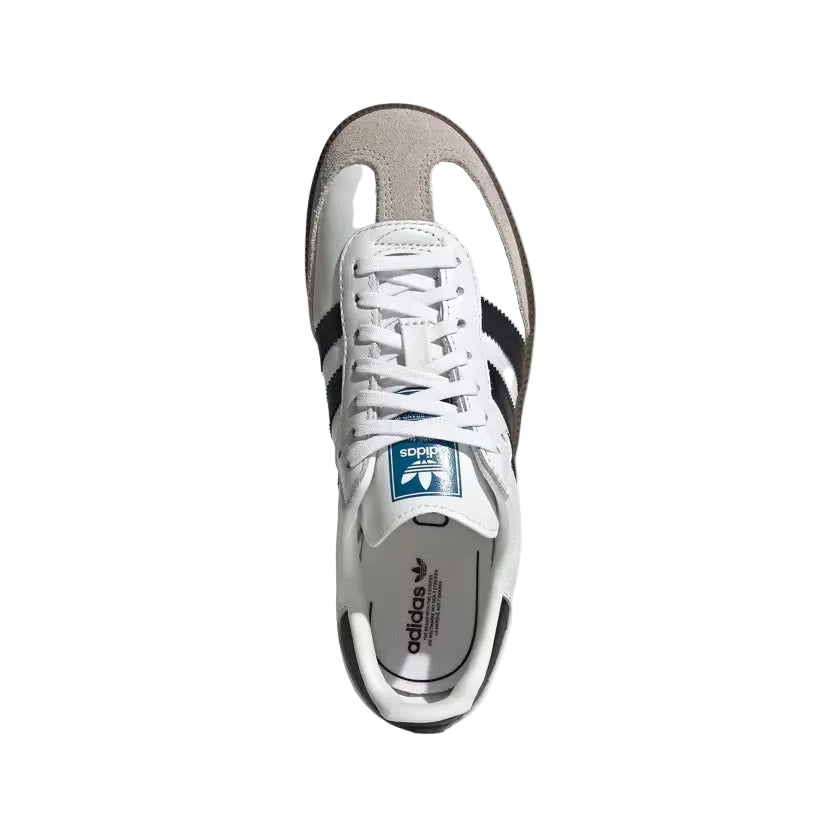 adidass samba white black for her fix