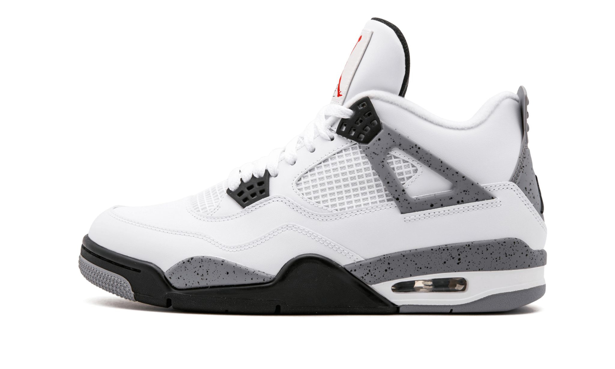 Nikee Air Jordan Retro 4 White Cement Semi Ua Quality