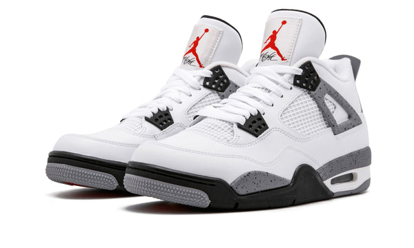 Nikee Air Jordan Retro 4 White Cement Semi Ua Quality