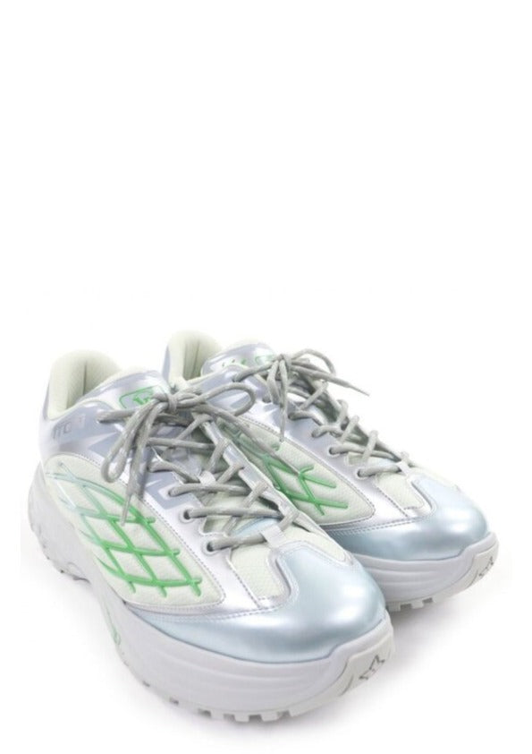Louis Vuitton LV Discovery Lace Up Silver Green 1813