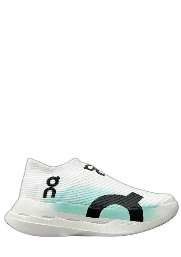 On Cloudboom Strike LS White and Mint Green 5052