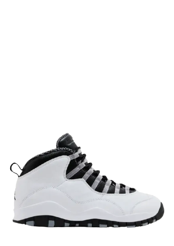 Air Jordan Retro 10 Steel Grey White