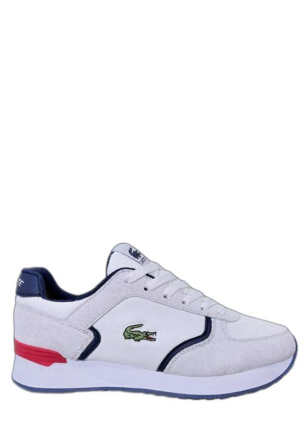 Lacostee Partner Piste White Navy Blue and Red 6110