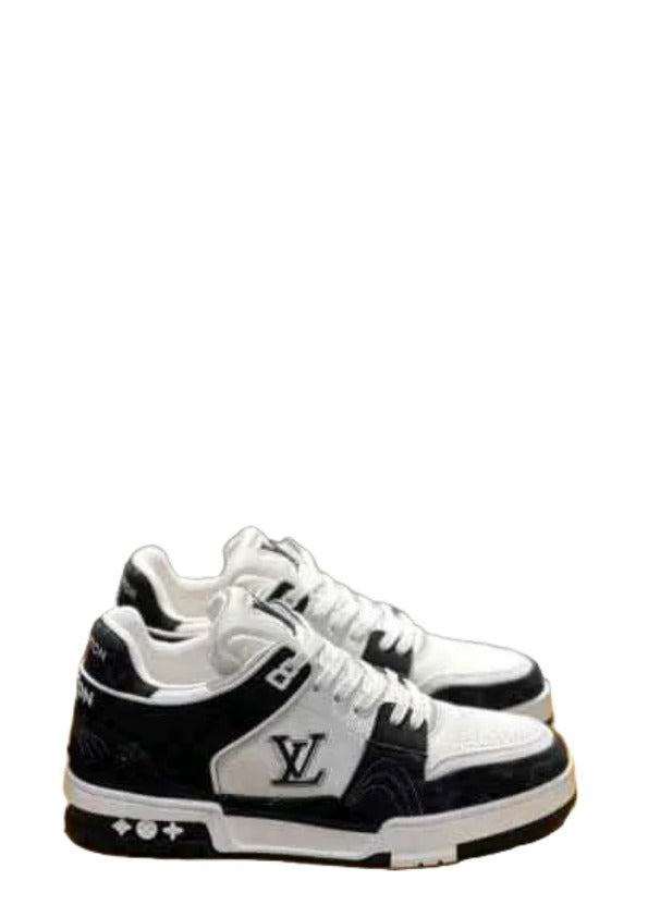 louiss Vuitton Lv Trainer Nigo Denim Black White