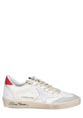 Golden Goose Ball Star White Silver Red Vintage Sole Sneaker 5096
