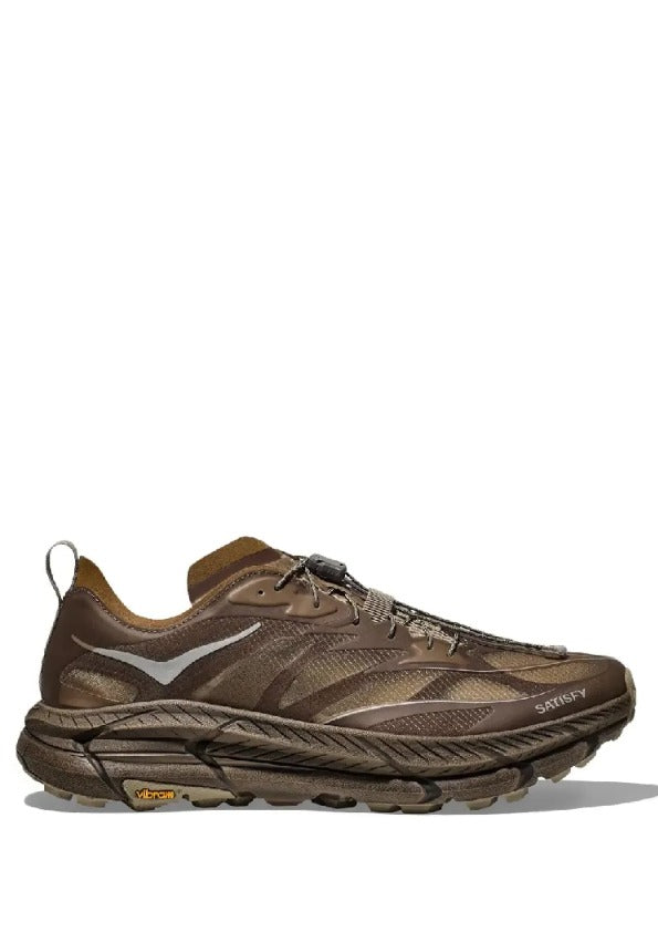 Hoka X Satisfy Mafate Speed 4 Light Rubber Brown 277