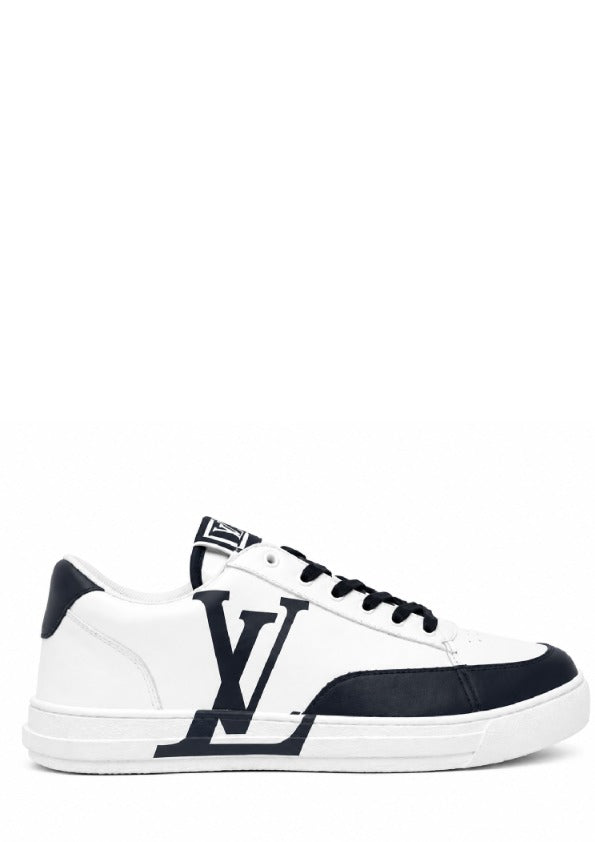 Louis Vuitton LV White Black Logo fix