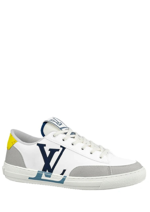 Monogram Unisex Street Style Bi color Logo Sneakers