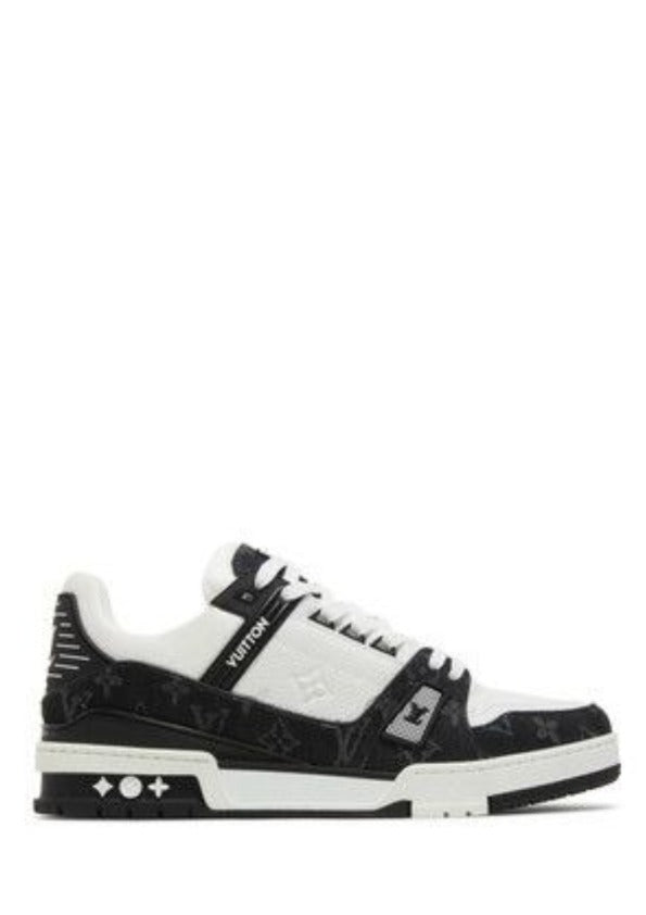Louiss Vuittonn LV Trainer White Black