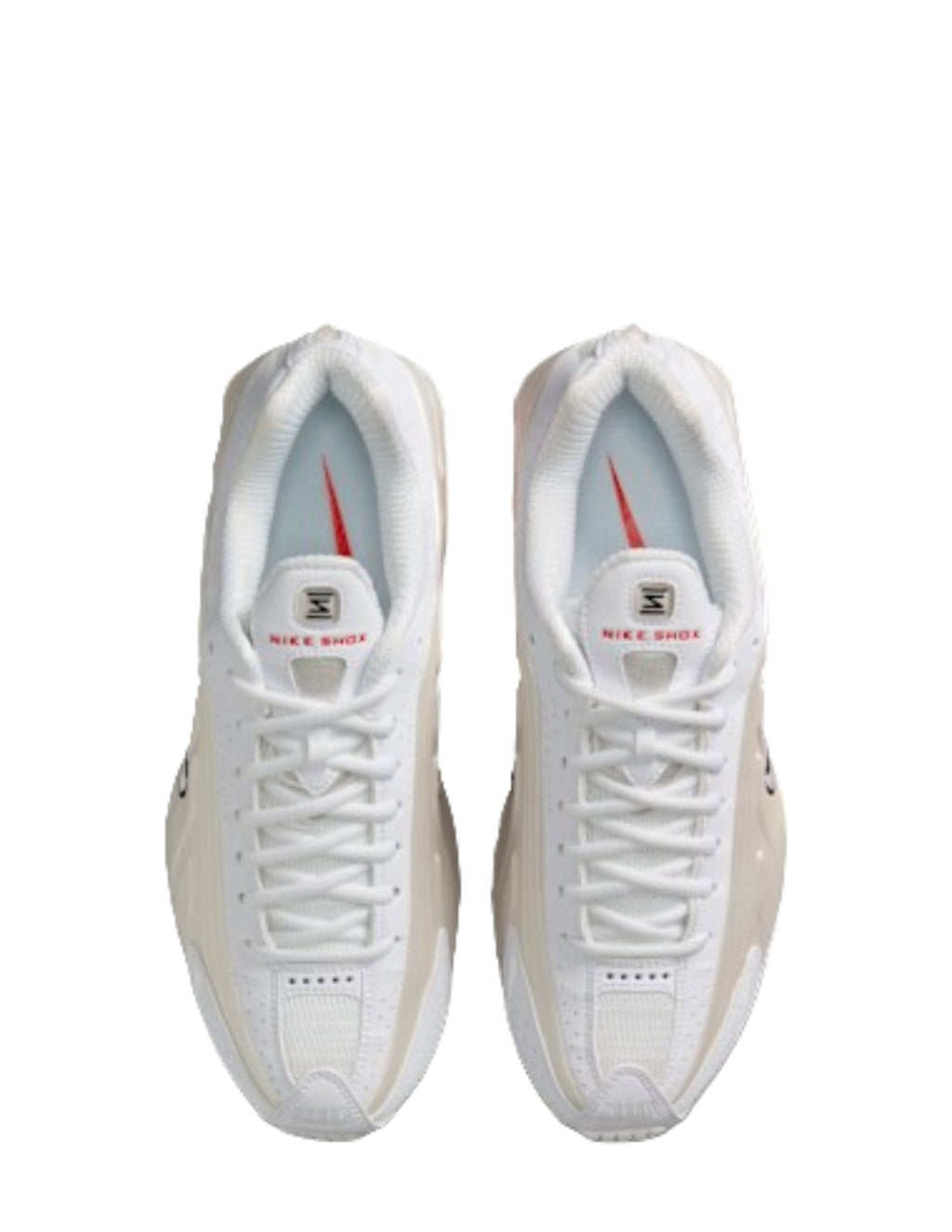 nikee Shox R4 White Red Phantom