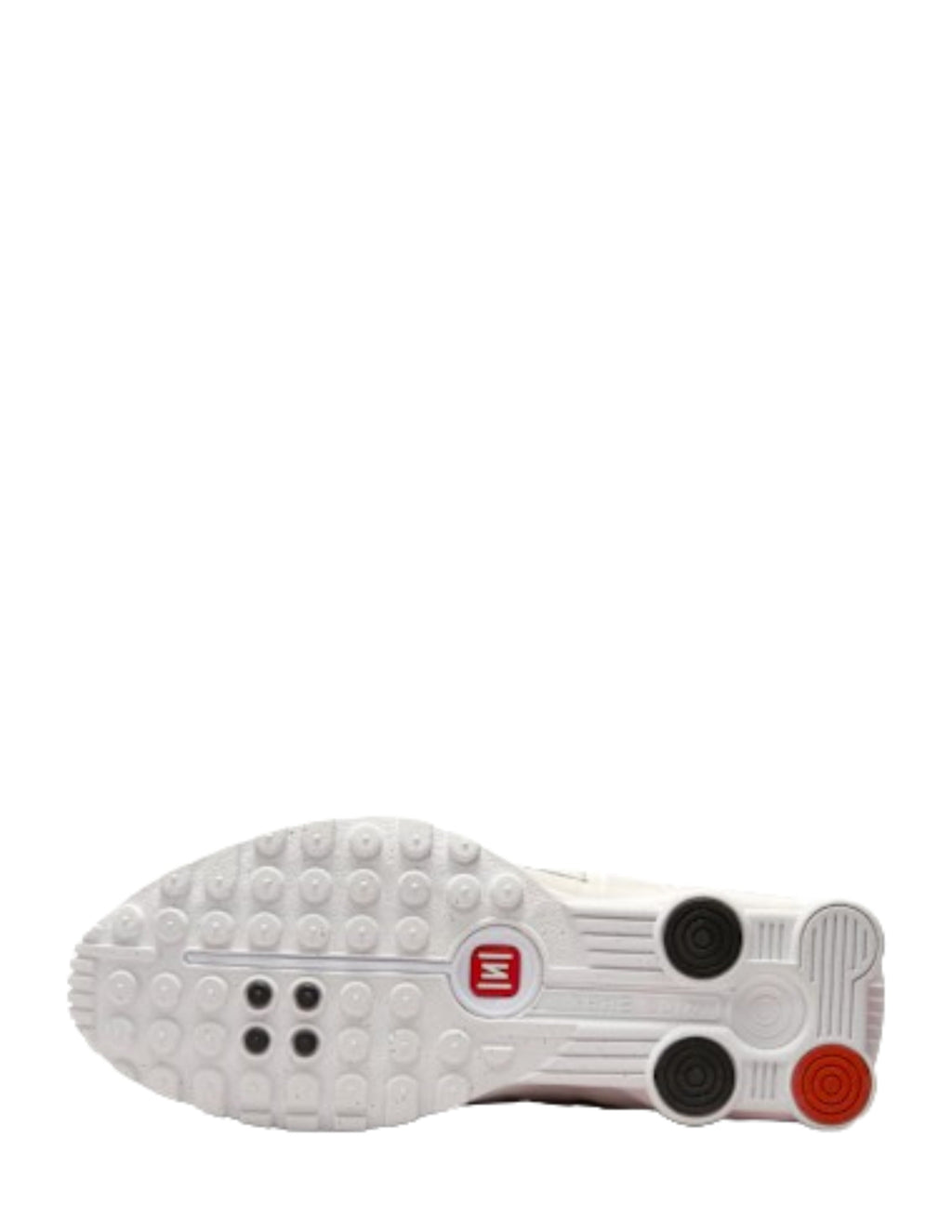 nikee Shox R4 White Red Phantom