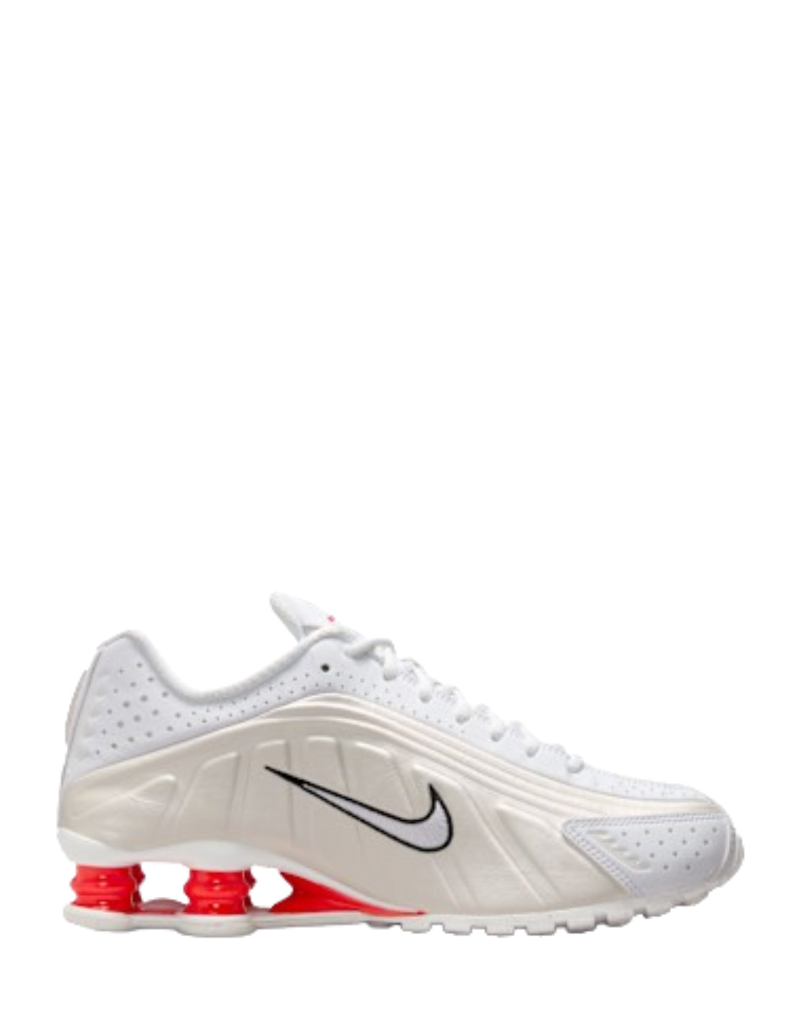 nikee Shox R4 White Red Phantom