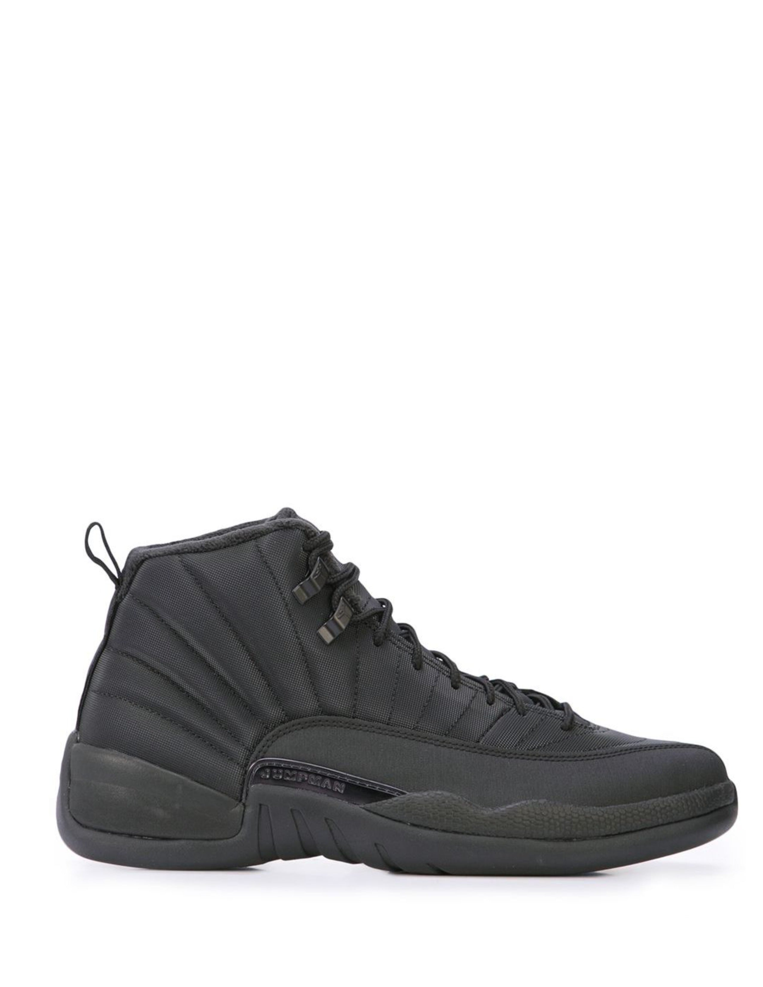 Nikee Air Jordan Retro 12 Winterized Triple Black