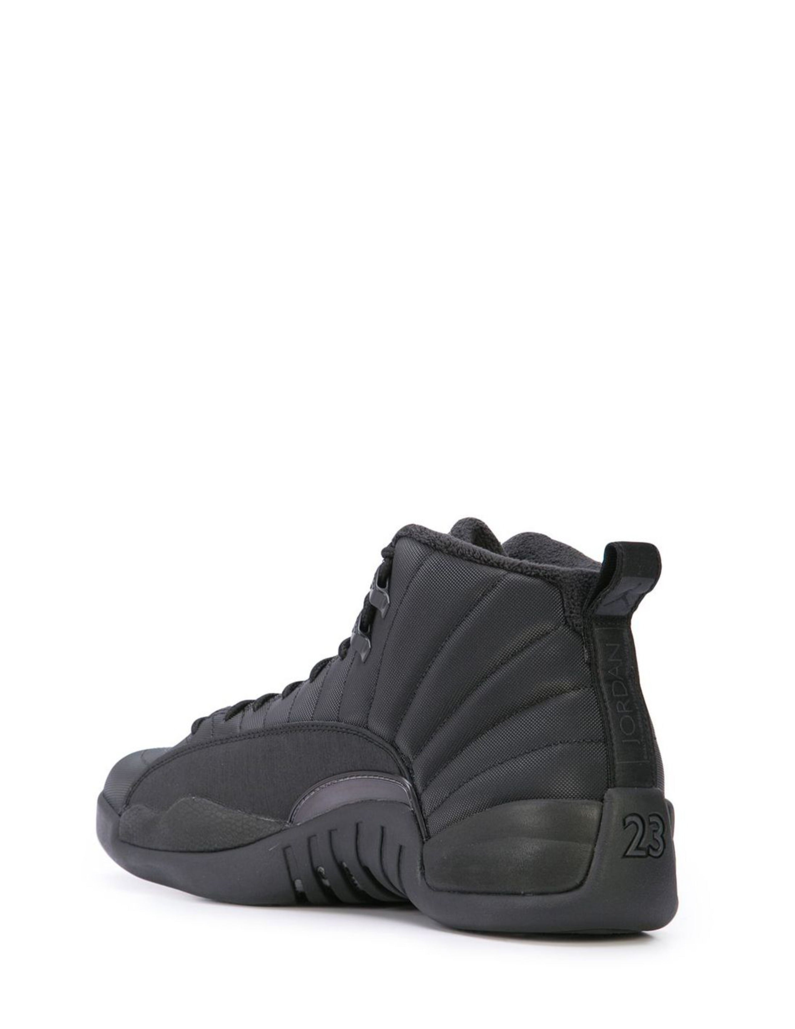 Nikee Air Jordan Retro 12 Winterized Triple Black