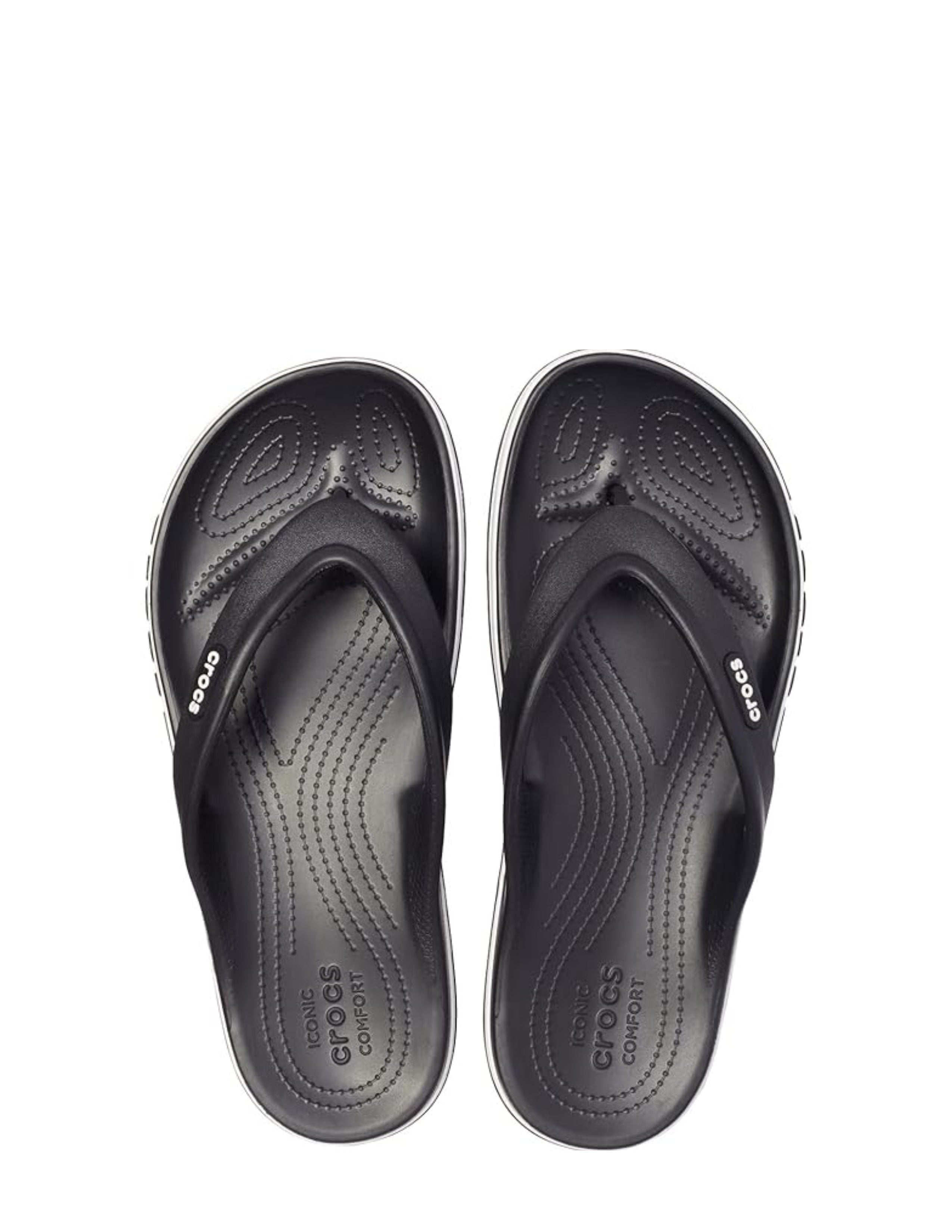 Crocss bayaband flip black pepper