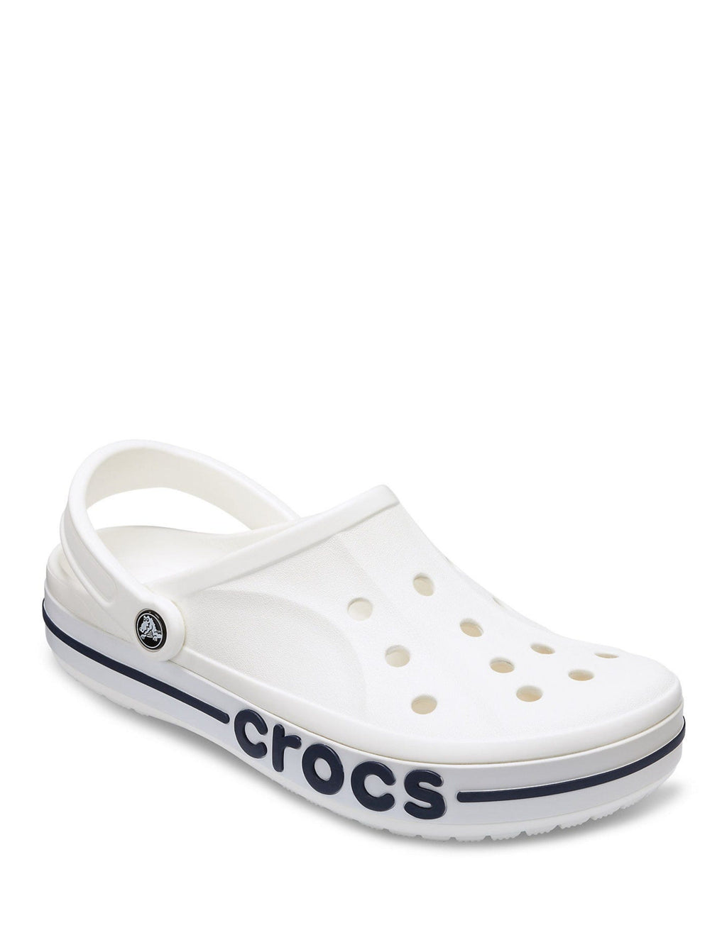 Womens Crocss Bayaband Classic clogs White With 10 Jibbits Charms