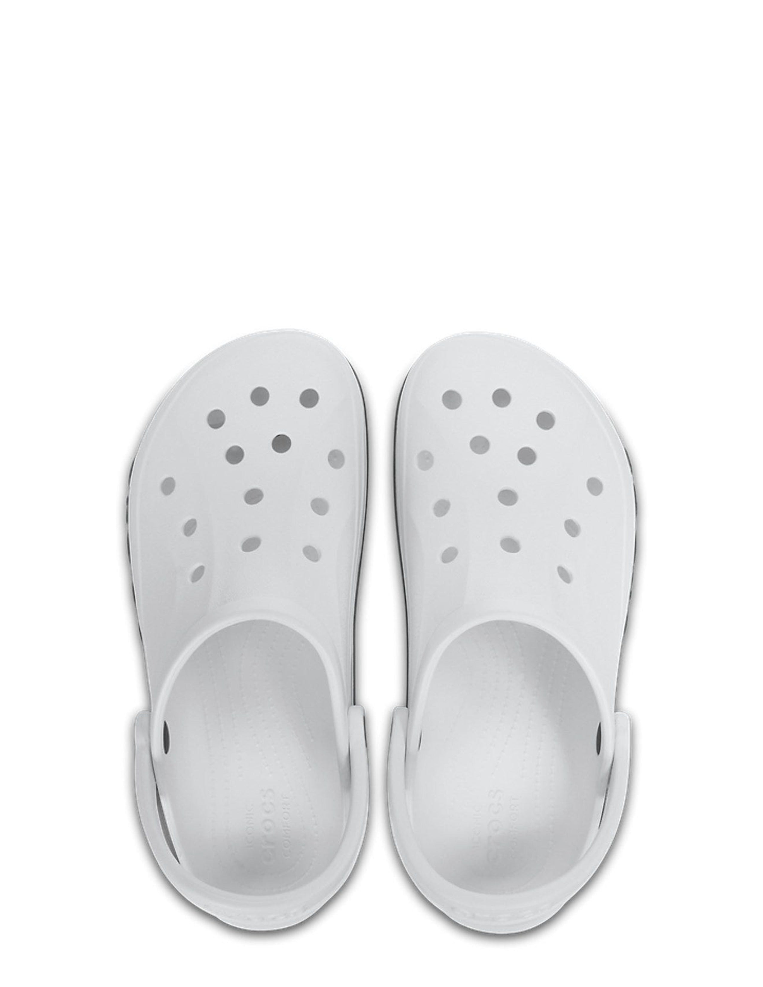 Womens Crocss Bayaband Classic clogs White With 10 Jibbits Charms