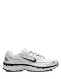 nikee P-6000 in White Black Metallic Silver