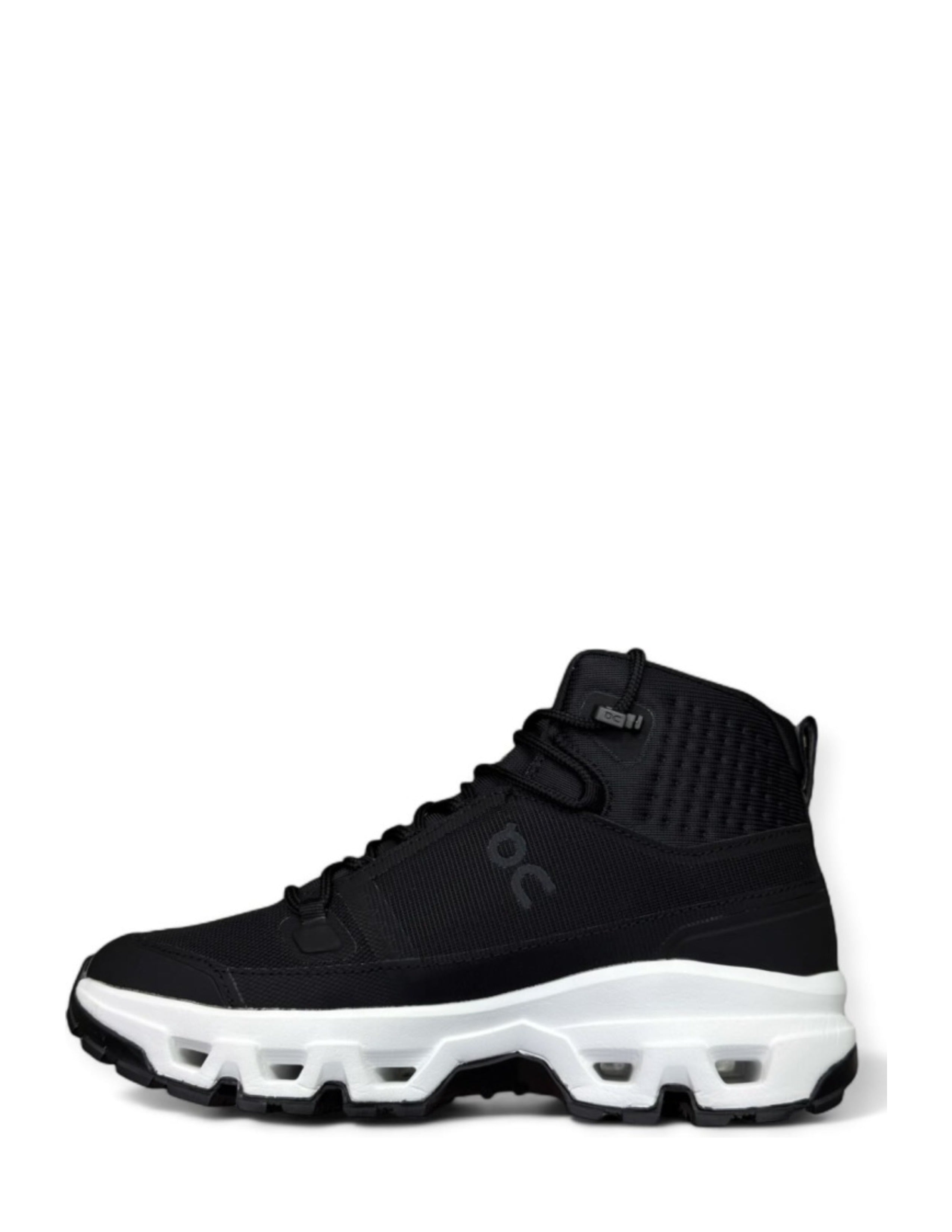 On Running Cloudrock Mid Waterproof Black White